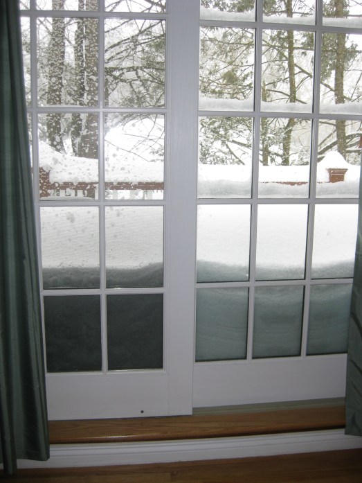 Obligatory snow-up-to-the-deck railing pic