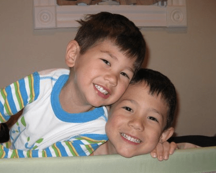 My boys when little... big time flirts